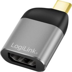 Adapter USB LogiLink CUA0204 USB-C - DisplayPort Czarny (CUA0204)