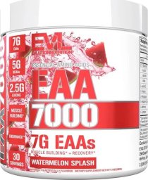 EVLution Nutrition - Aminokwasy, EAA 7000, Watermelon Splash, Proszek 282g