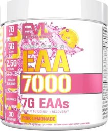 EVLution Nutrition - Aminokwasy, EAA 7000, Pink Lemonade, Proszek 309g