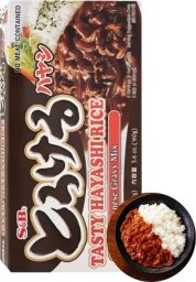 Japońskie curry pasta do ryżu Hayashi sos demi-glace ciemna wołowina 8 Porcji 160g S&B