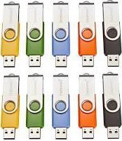 MEMORY DRIVE FLASH USB2 10X8GB/MULTIPACK 3503561 INTENSO