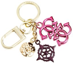 Guess, Guess, Multi, Metal Keyring, RW7427, Fuchsia For Women