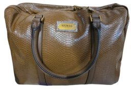 Guess Guess, Guess, Polyurethane, Textile Bag, Laptop Compartiment, Brown, HMEVEN, For Men, 28 x 38 x 10 cm For Men