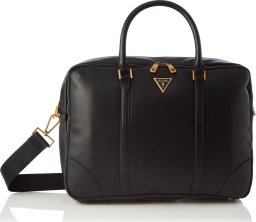 Guess, Scala, Synthetic Leather, Textile Briefcase, HMESCA, Black, 45 x 35 x 5 cm, For Men For Men