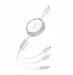 Kabel 3w 1 Foneng X113 1.1M Biały