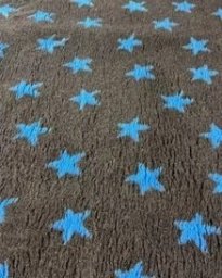GOLDIE DRYBED 75x50 ODCIEŃ SZAREGO        NIEBIESKA GWIAZDA