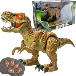 Dinozaur Sterowany Pilotem Dla Dzieci T-Rex Rc Chodzi Ryczy Tańczy Led