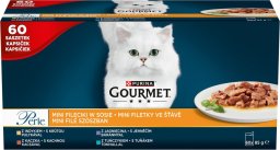 Purina Gourmet Perle Mini Fileciki w sosie Karma dla kotów 60x85g