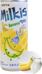 Napój mleczny koreański bananowy milkis bezalkoholowy gazowany o smaku banana puszka 250ml