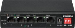 Switch niezarządzalny Edimax GS-1105PE 4x GbE PoE + 1x GbE Port