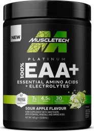 MuscleTech - Aminokwasy, Platinum 100% EAA+, Sour Apple, Proszek 401g