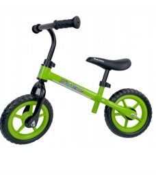 Children's bike MONSTERS, 83 x 35 x 63 cm, black/green.