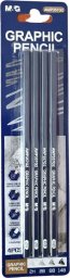Staedtler Ołówek artystyczny na blistrze 4szt. ( 2H, 2B,6B, 14B) MG AWP357G2 BK4S