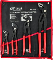 AWTOOLS ZESTAW SZCZYPIEC NASTAWNYCH 4szt. (7/10/12/16")
