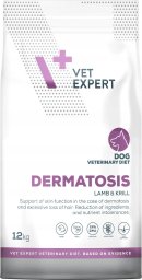 VetExpert Veterinary Diet Dermatosis dog Lamb&Krill 12kg