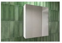 Deftrans AQ.401-1504011 / AQUAFORM / OTTIMA / Szafka wisząca z lustrem 40X60X15 DSM biały połysk /