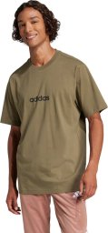 Adidas Koszulka męska adidas Essentials Linear Single khaki JE9001 M
