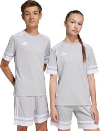 Adidas Koszulka dla dzieci Squadra 25 jasnoszara JJ0061 152cm