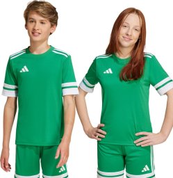 Adidas Koszulka dla dzieci Squadra 25 zielona JN7486 140cm