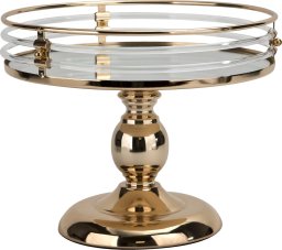 Patera dekoracyjna 20x26 cm złota 176142