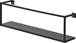 SHELF+ AQUARIUM 400X80X120 MM BLACK