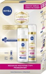 NIVEA CELLULAR LUMINOUS630 Zestaw prezentowy Krem na dzień + Serum na przebarwienia