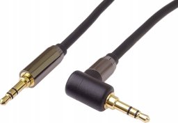 Kabel PremiumCord Jack 3.5mm - Jack 3.5mm 3m czarny (kjqmm3-90)
