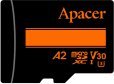 Apacer karta pami�ci V30 A2, 256GB, micro SDXC, AP256GMCSX10U8-R, UHS-I U3 (Class 10), z adapterm
