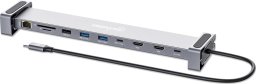 Manhattan 190398 stacja dokująca Przewodowa USB 3.2 Gen 1 (3.1 Gen 1) Type-C Szary