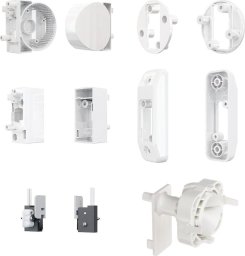 Satel Uchwyt dystansowy sufitowo-ścienny do czujek zewnętrznych typu OPAL/AOD-210 (kolor biały, w komplecie: BRACKET E-1, E-2B, 4xE-3, E-4,E-5, E-6) BRACKET E-OPAL-EX