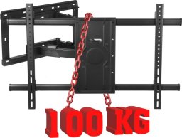 100kg Uchwyt do Telewizora 50-120 cali VX-502 Ultra Mocny Wieszak TV Uniwersalny