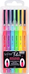 Cienkopisy Le Pen Flex Neon 6szt