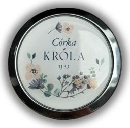Lusterko kieszonkowe okrągłe - Córka Króla