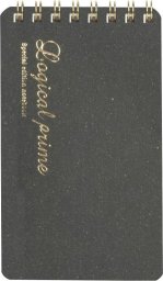 Notatnik A7 kratka Logical Prime SB szary