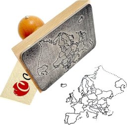Stempel mapa Europy