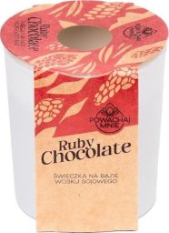 Aquolina Świeczka sojowa Powąchaj mnie Ruby Chocolate biała