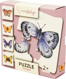 Puzzle 4-elementowe Motyle