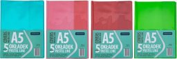 Okładka A5 Pastel Line nieregulowana (5szt) ASTRA