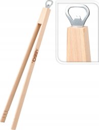 SZCZYPCE DREWNIANE DO GRILLA 48CM Z OTWIERACZEM