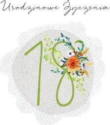 Karnet Swarovski kwadrat CL4518_PO Urodziny 18