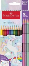 Kredki sześciokątne Unicorn 10+3 kol.