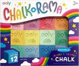Ooly Kreda chodnikowa Chalk-o-Rama 12szt