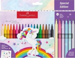 Flamastry Unicorn 18+6 kol.