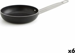 Patelnia Quid Pro Chef Czarny Metal Stal  24 cm (6 Sztuk)