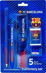 Zestaw piśmienniczy 5el FC Barcelona ASTRA
