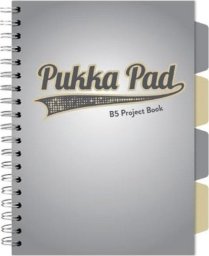 Project Book Grey B5/100K kratka szary (3szt)