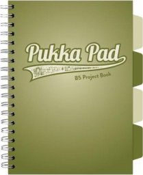 Project Book Olive B5/100K kratka oliwkowy (3szt)