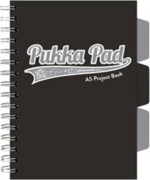 Project Book Black A5/100K kratka czarny (3szt)