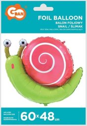 GoDan Balon foliowy Ślimak 60x48cm