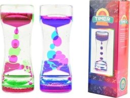 Dwukolorowy płynny timer sensoryczny - klepsydra
